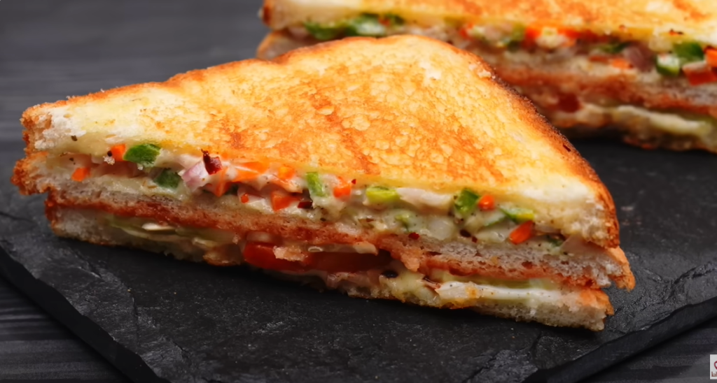 veg sandwich for lunch box