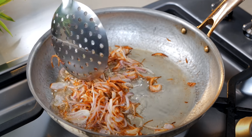 Basic ingredients for easy paneer recipe – onion, tomato, paneer, and spices