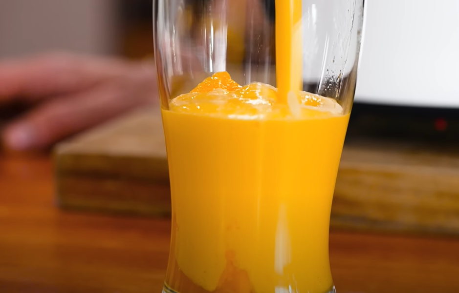 how to make mango milkshake at home