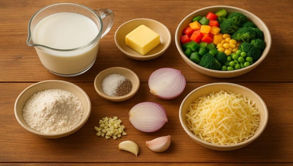 White Sauce Pasta Ingredients – व्हाइट सॉस पास्ता में क्या-क्या लगता है